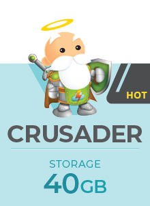 Crusader - Cloud Hosting Paket 40GB