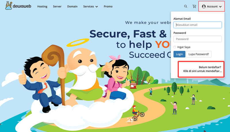 Cara Mudah Membeli Domain dan Hosting di Dewaweb