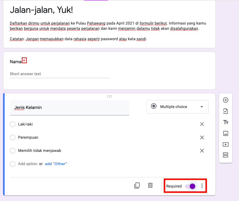 Cara Membuat Google Form Yang Mudah Jelas Tutorial Lengkap