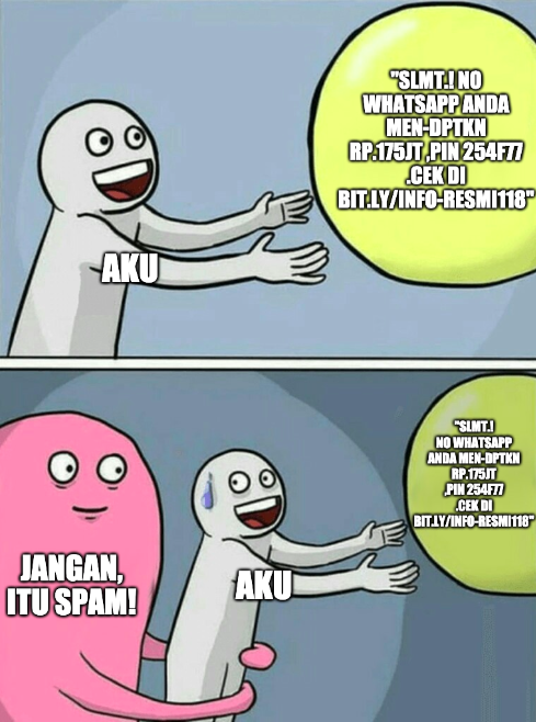 meme apa arti spam