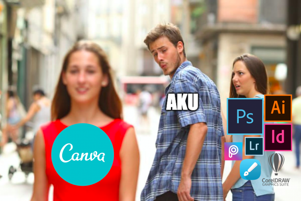 meme aplikasi penunjang bisnis online canva