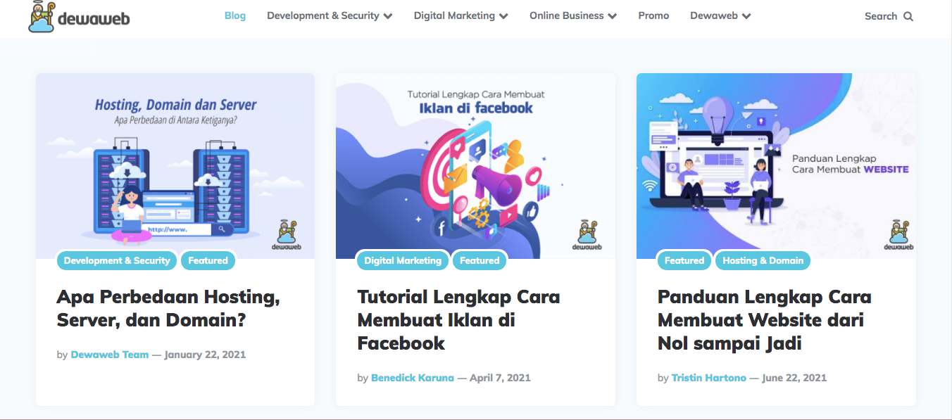 contoh konten marketing blog