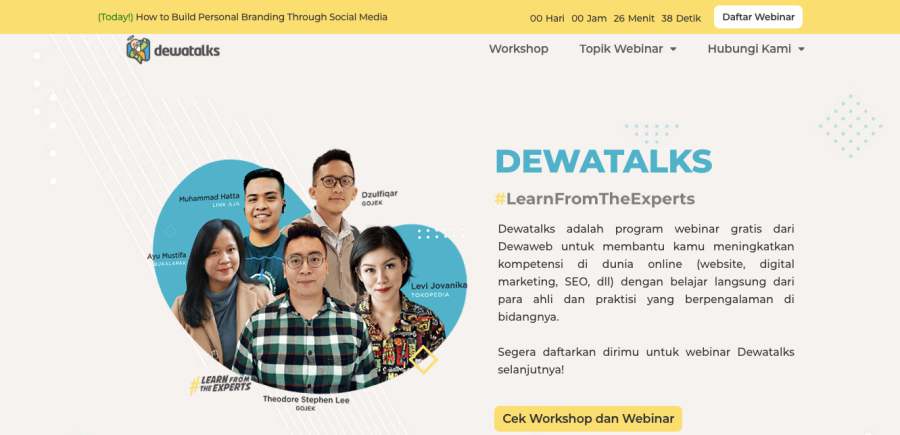 webinar dewatalks