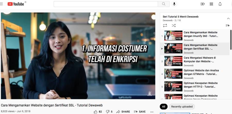 strategi customer retention - video tutorial youtube